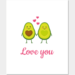 Avocado, love you Posters and Art